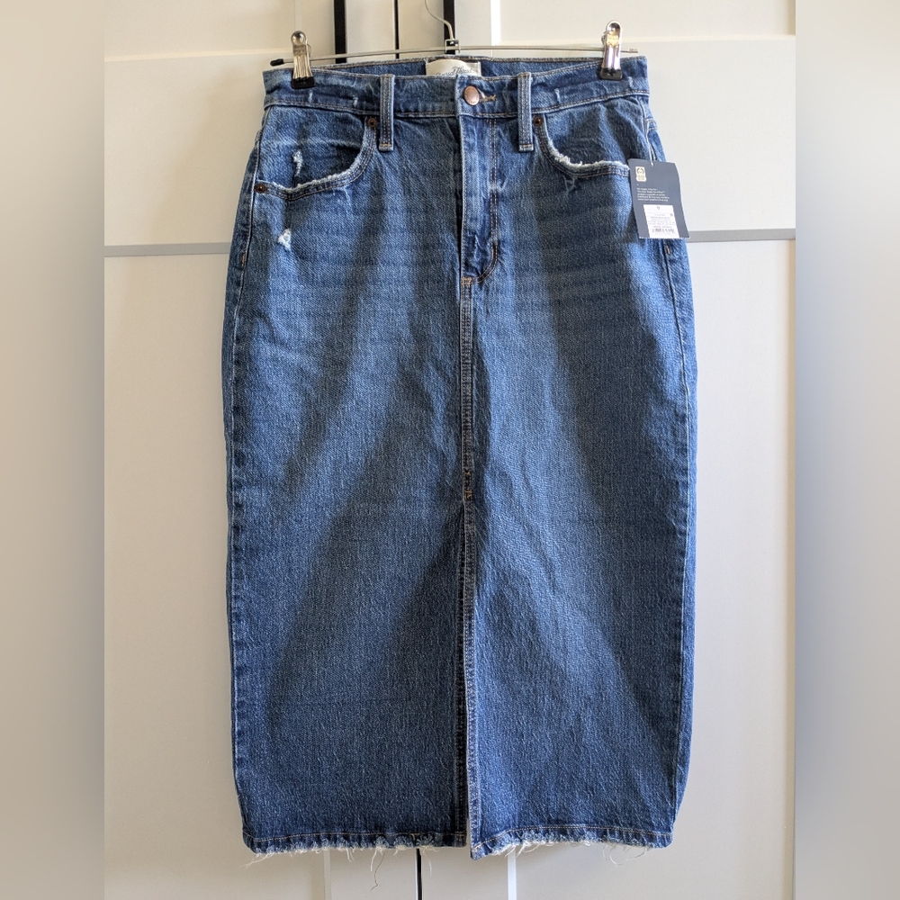 Universal Thread Blue Midi Skirt